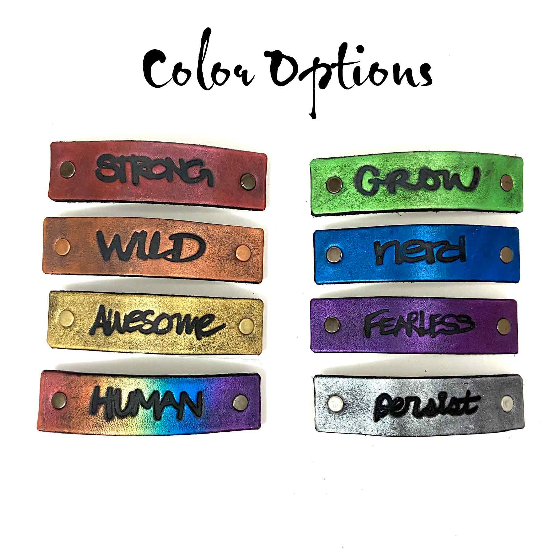 WILD One Word Caption / Message Hair Clip Barrette-3