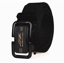 High-Quality Auto Gear Fabric Stylish Adjustable Belt for Men | Black