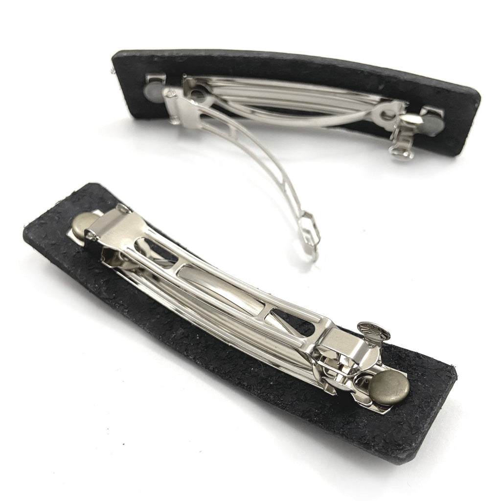 Solid Gold Leather Eco Barrette-1