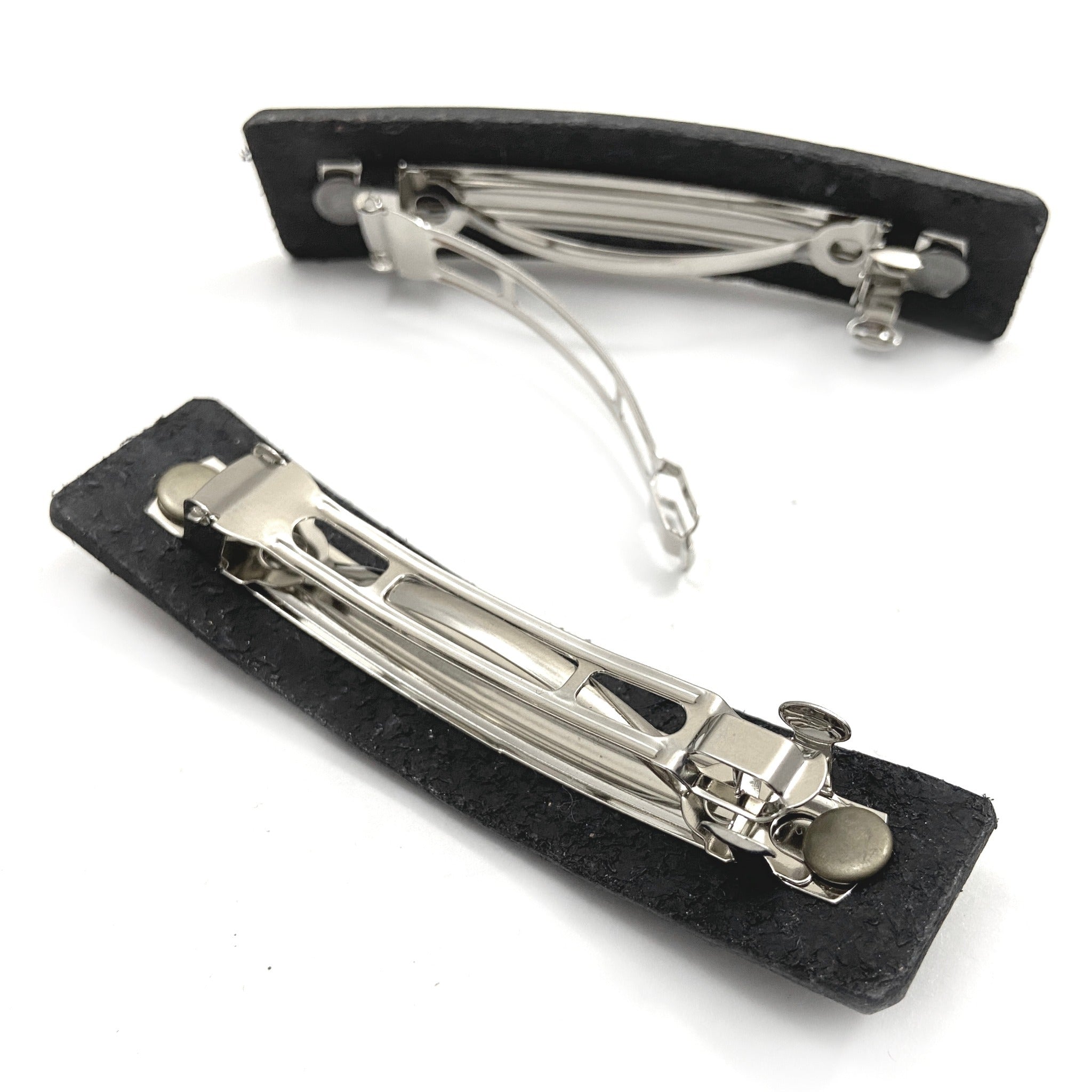 Solid Gold Leather Eco Barrette-1